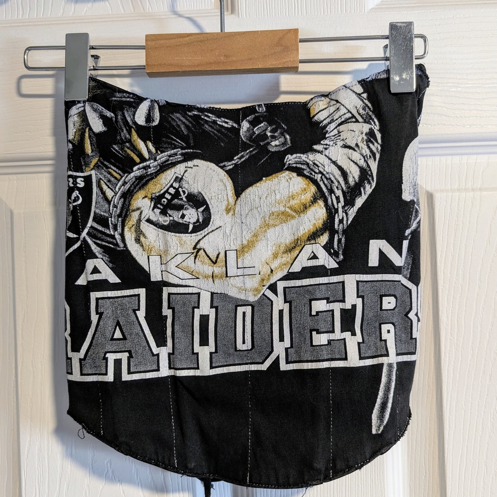Oakland Raiders Black and Gold Women's Corset.